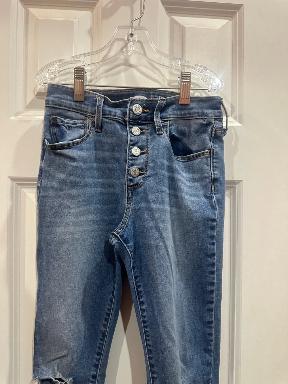NWOT Kids Old Navy Distressed Skinny Jeans - Blue size 10